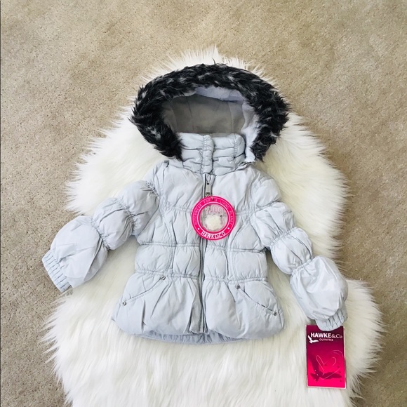 HAWKE & CO Little Girl Puffer Jacket - Picture 2 of 3